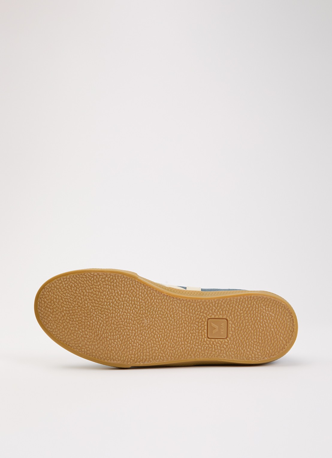 Veja Volley sneaker van suède - detail 5 staalblauw