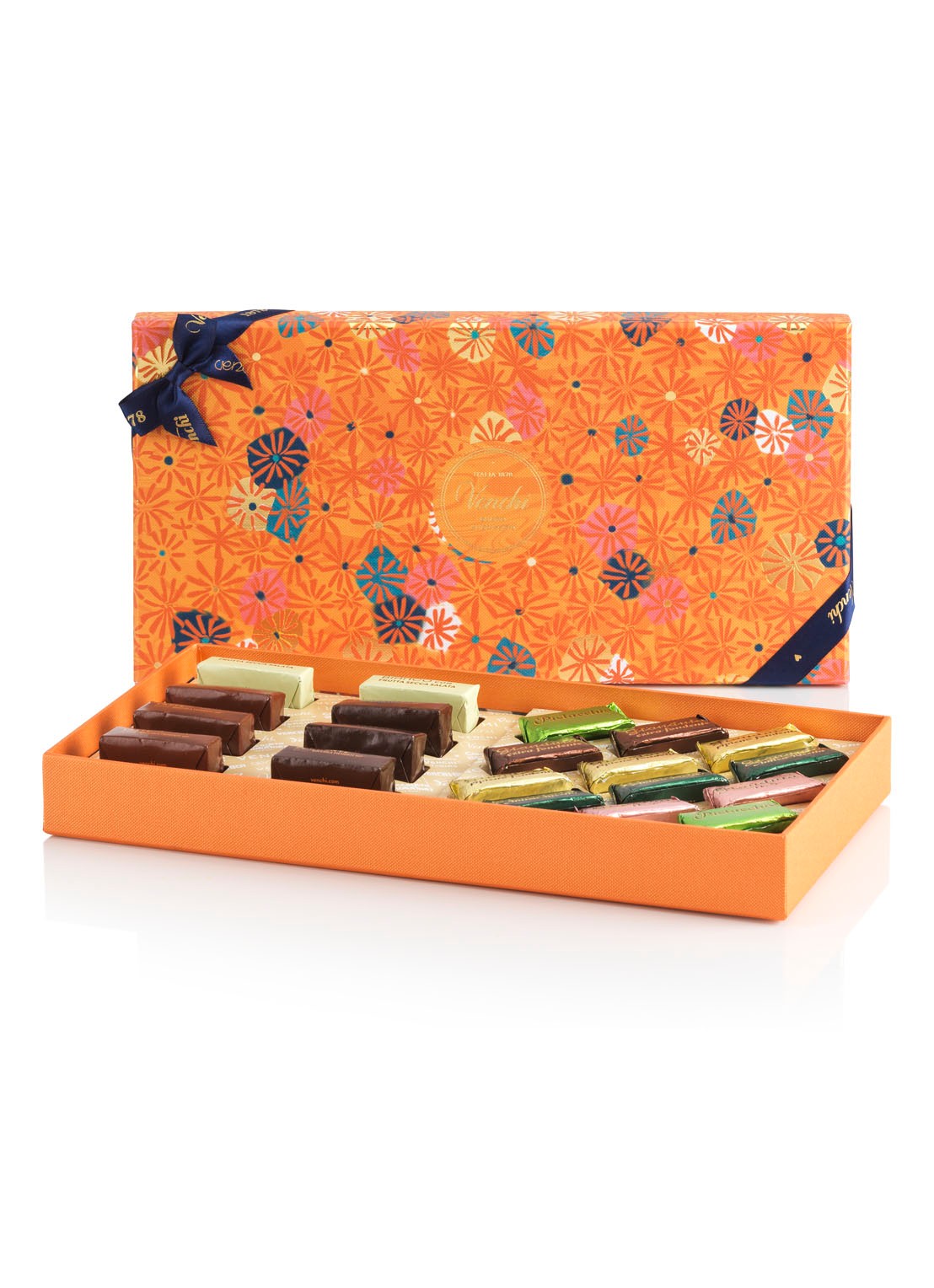 Venchi Chocolade Murrine giftbox 223 gram - voorkant 2 multicolor