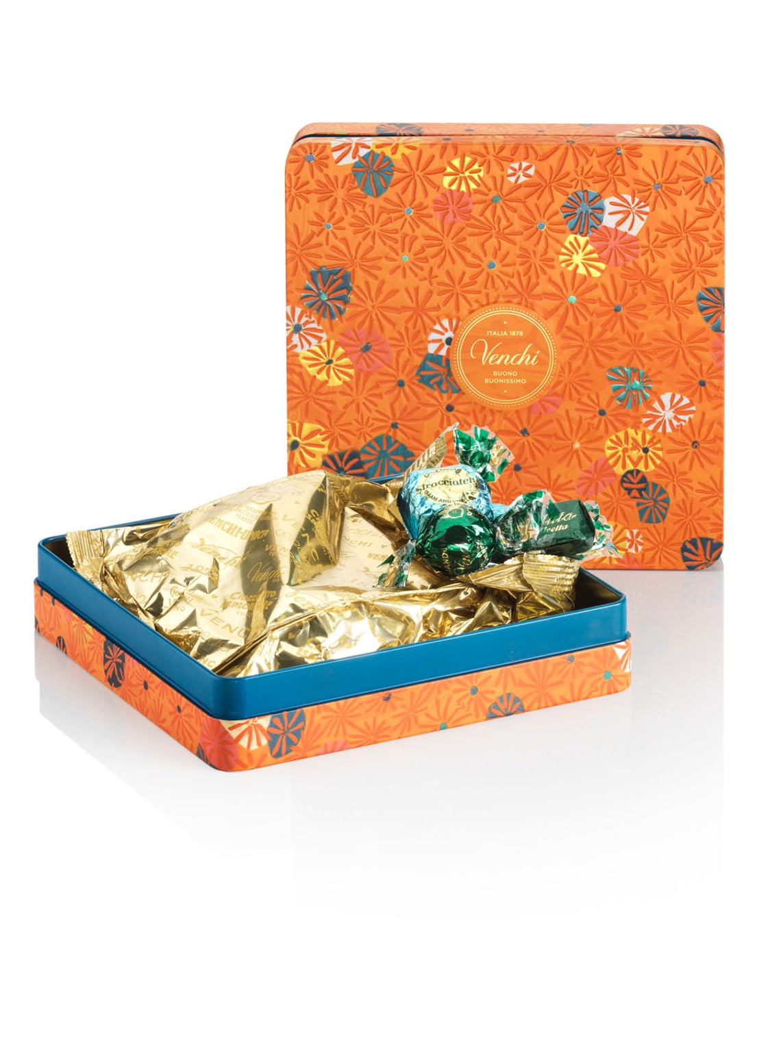 Venchi Chocolade Murrine giftbox 300 gram - voorkant 2 multicolor