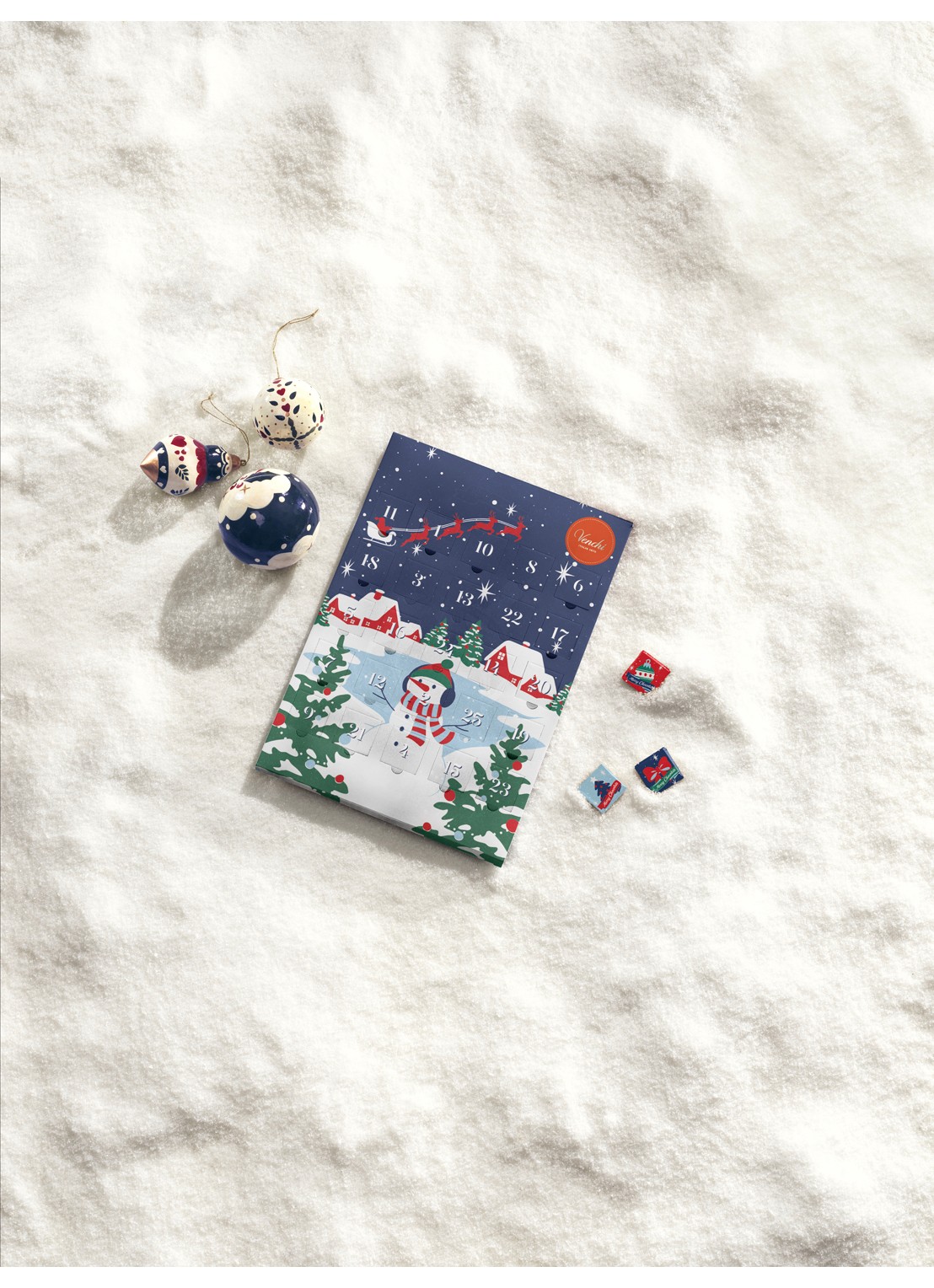 Venchi Christmas Vintage Dream adventskalender 181 gram - 25 dagen - voorkant 2 undefined