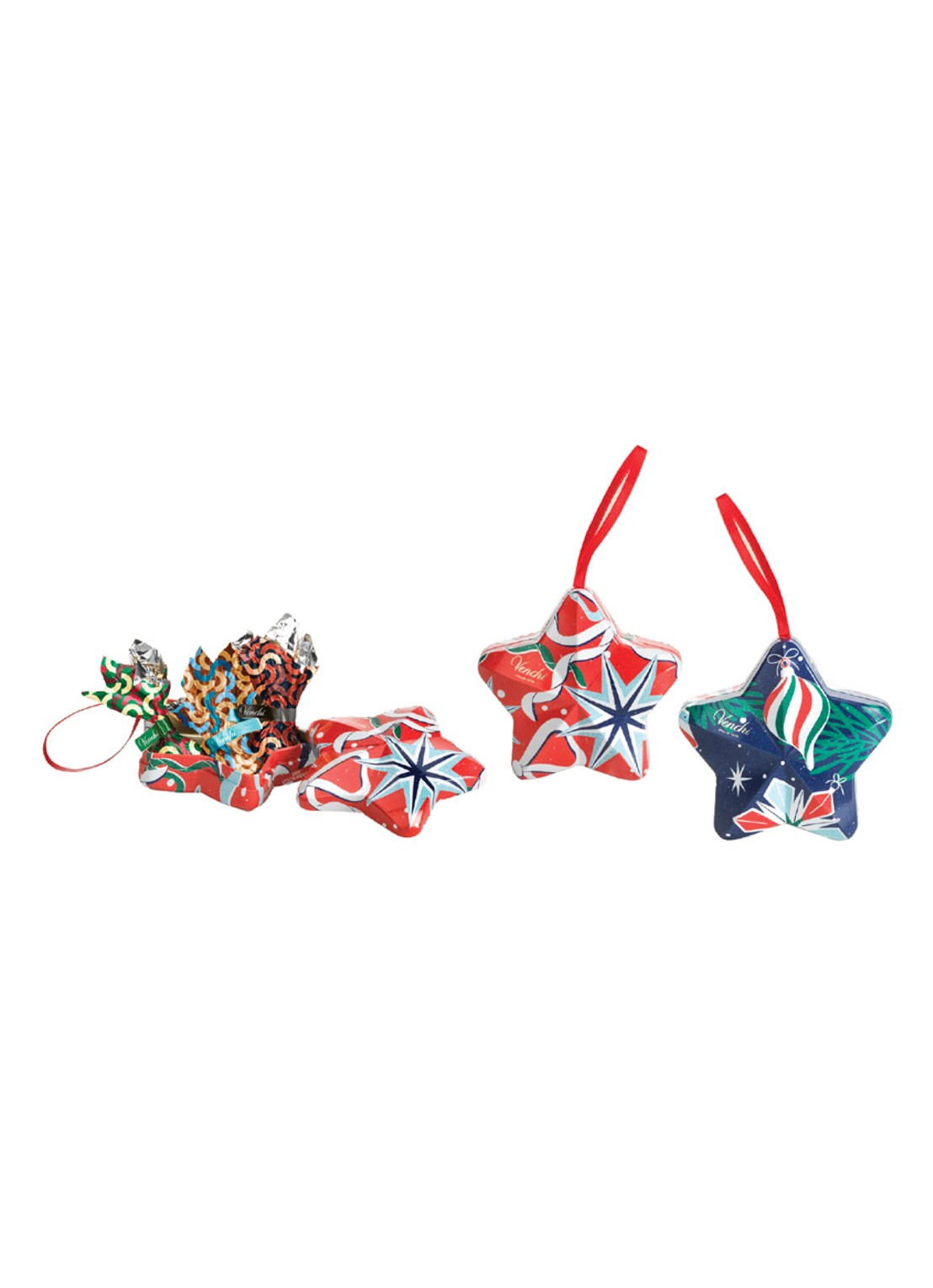 Venchi Christmas Vintage Dream kersthanger met chocolade 46 gram - achterkant 2 undefined