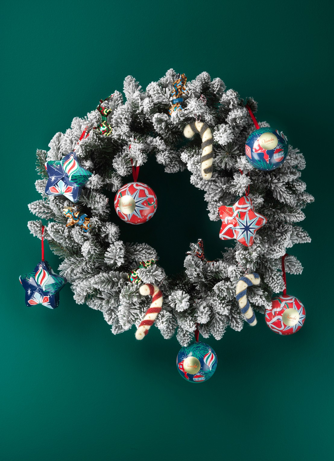 Venchi Christmas Vintage Dream kersthanger met chocolade 46 gram - detail undefined