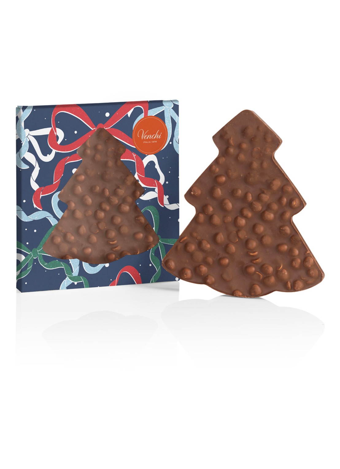 Venchi Christmas Vintage Dream melkchocolade met hazelnoten 200 gram - voorkant undefined