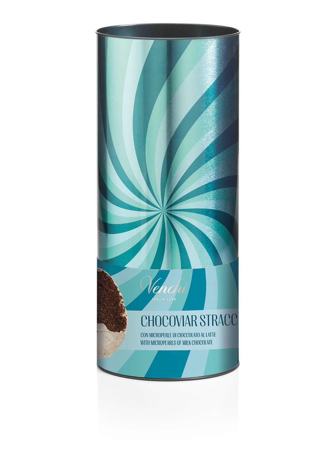 Venchi Stracciatella Chocoviar paaseieren in blik 390 gram - voorkant 2 undefined