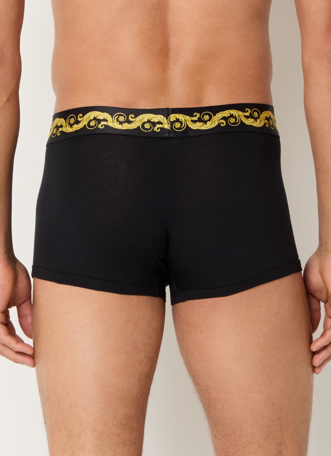 Versace Boxershort met logoband - achterkant 3 zwart