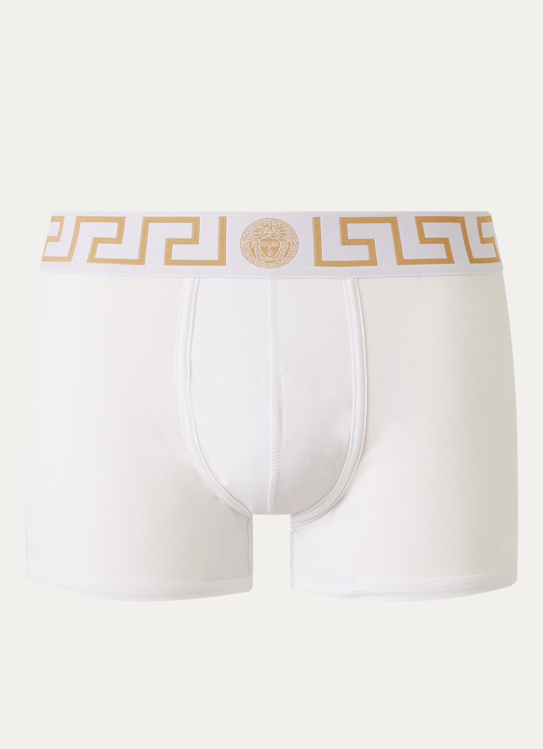 Versace Boxershorts met logoband - voorkant wit