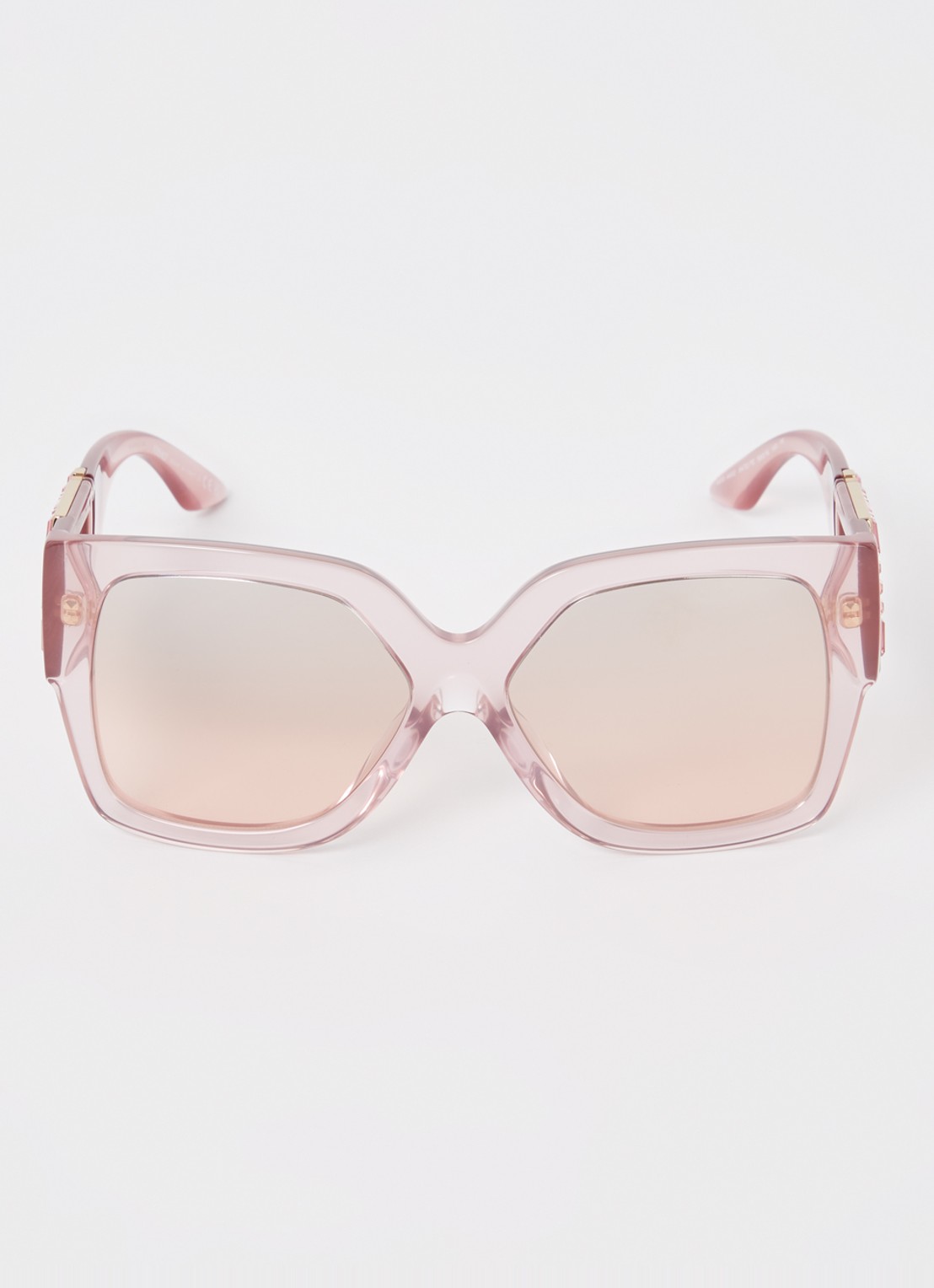 Versace Butterfly zonnebril VE4402 - detail 3 lichtroze