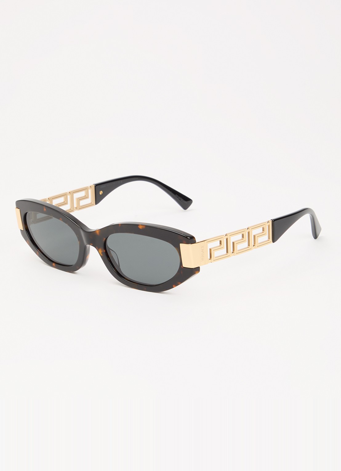 Versace Cat Eye zonnebril VE4501 - voorkant 4 donkerbruin