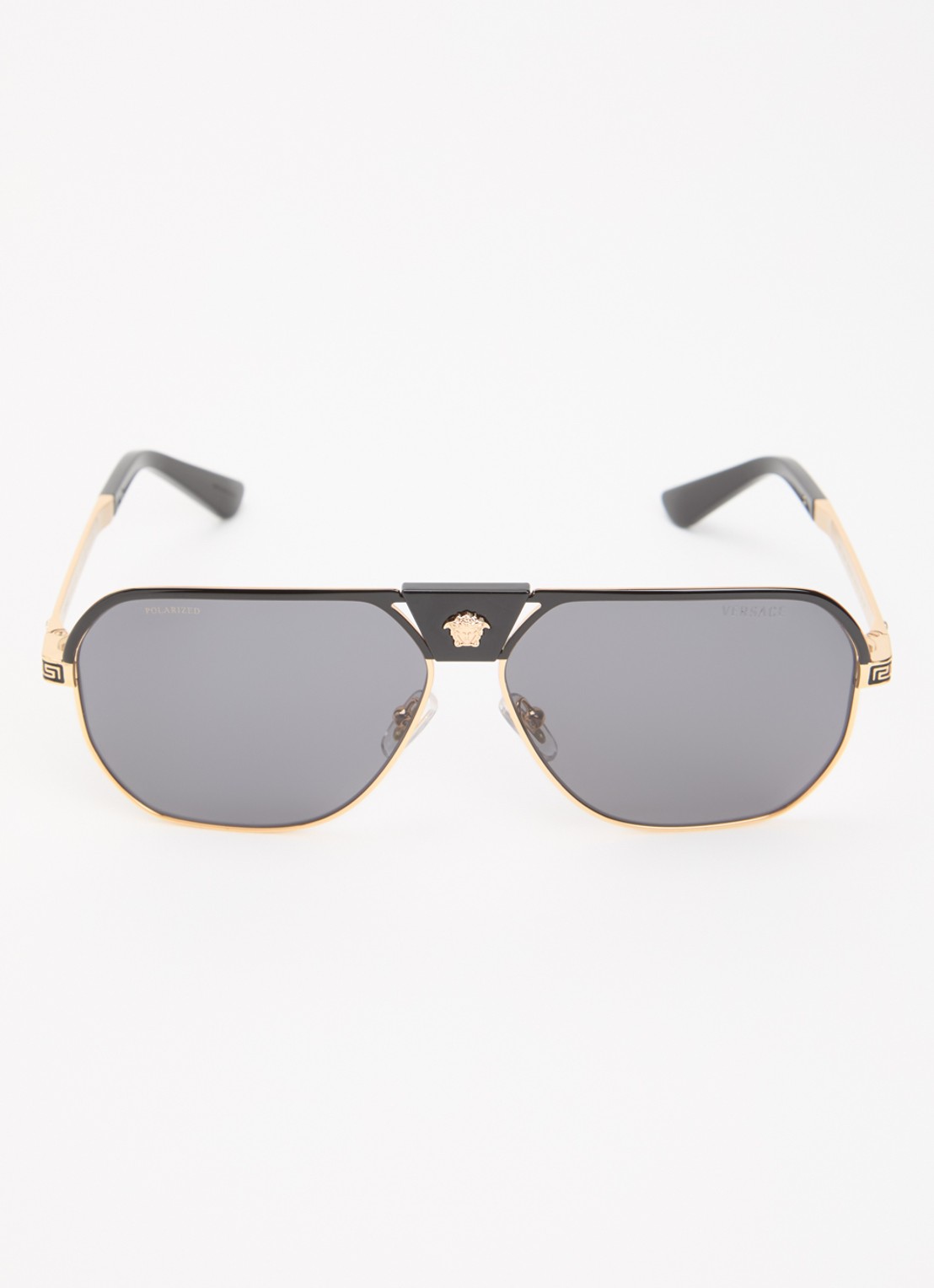 Versace Piloten zonnebril gepolariseerd VE2294 - detail goud
