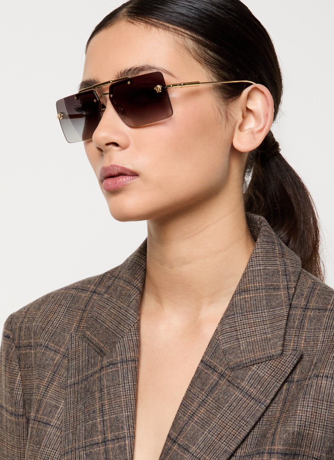 Versace Piloten zonnebril VE2245 - voorkant 5 goud
