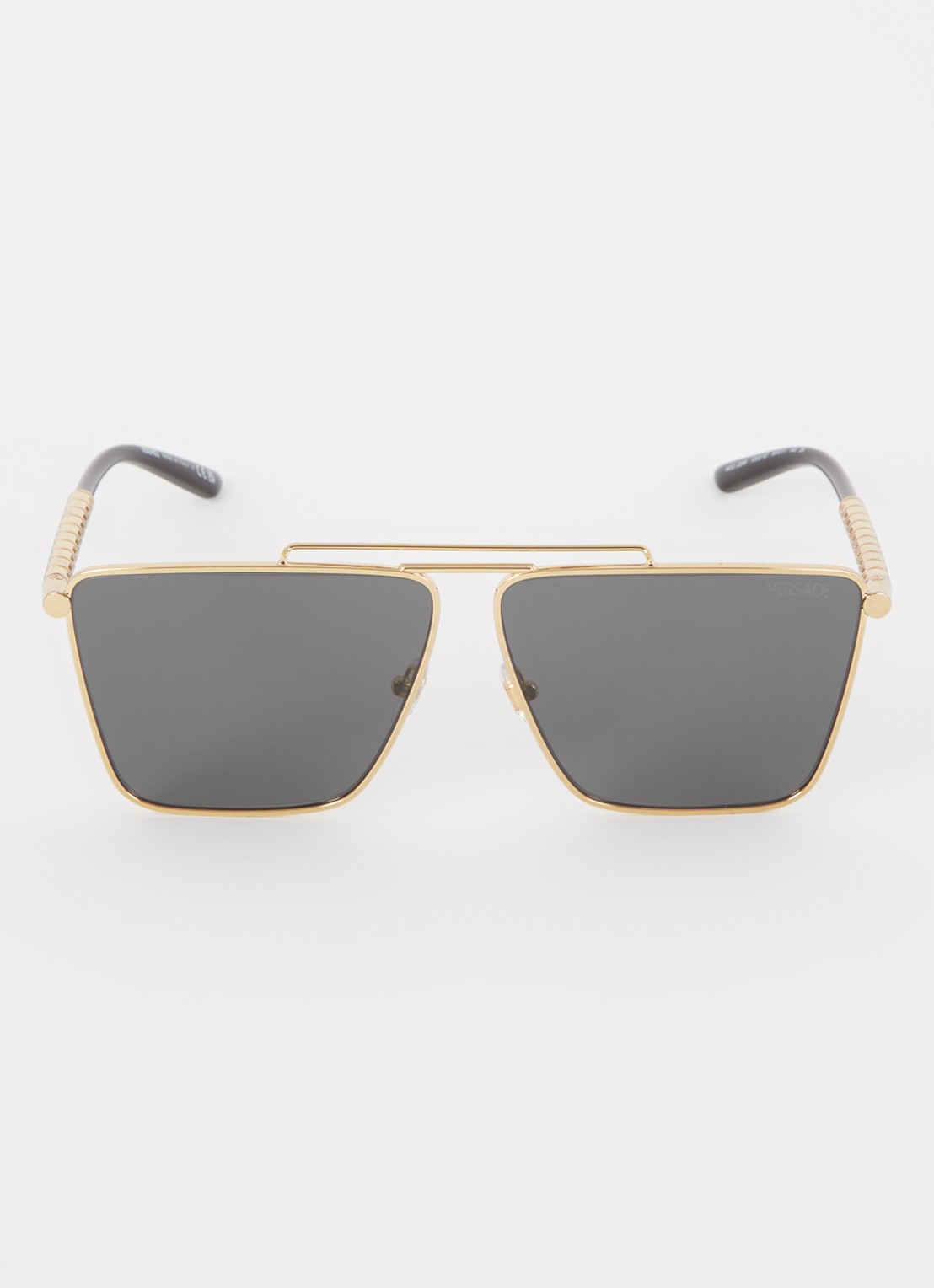 Versace Piloten zonnebril VE2266 - voorkant 2 goud