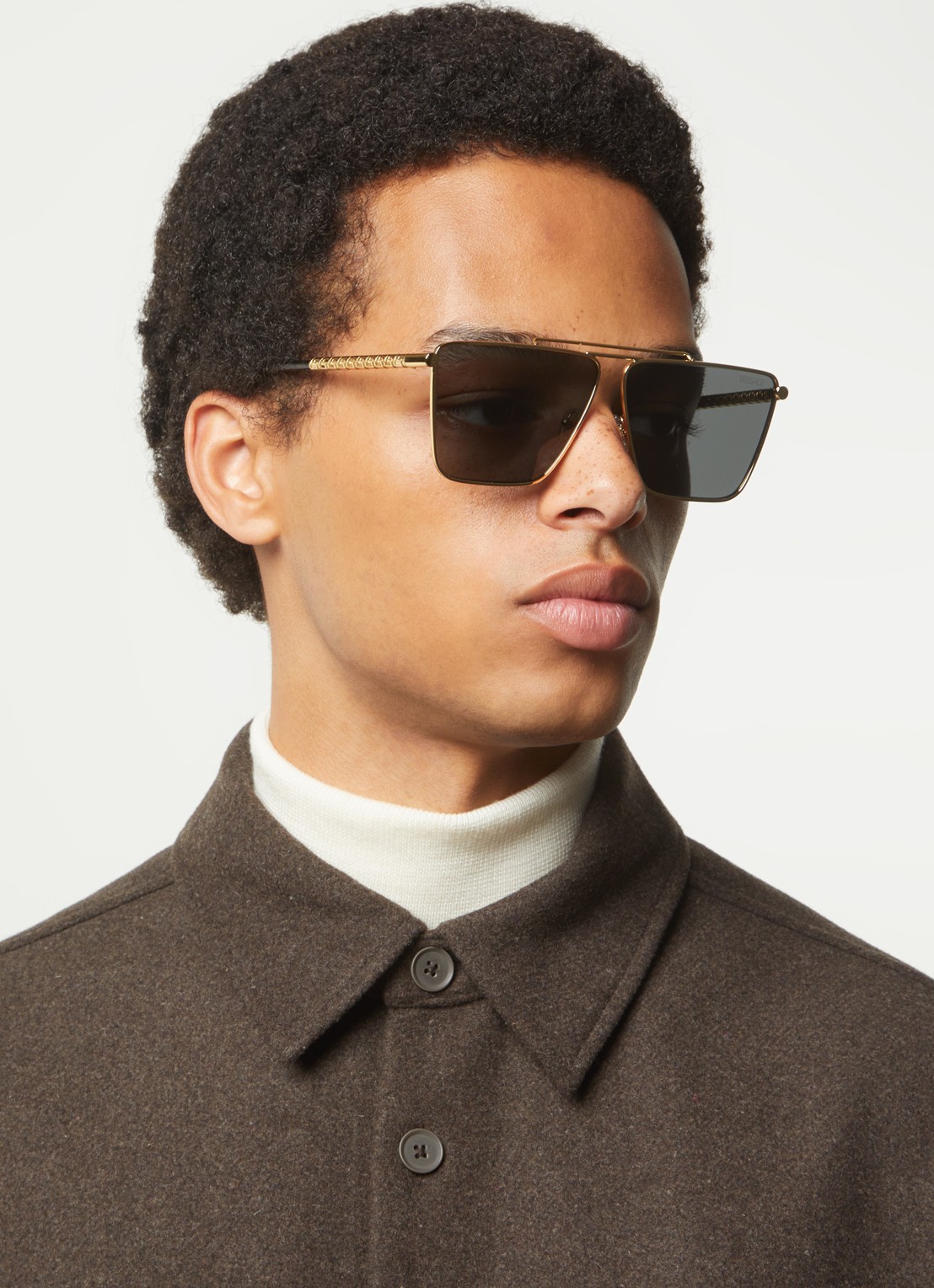Versace Piloten zonnebril VE2266 - voorkant 3 goud