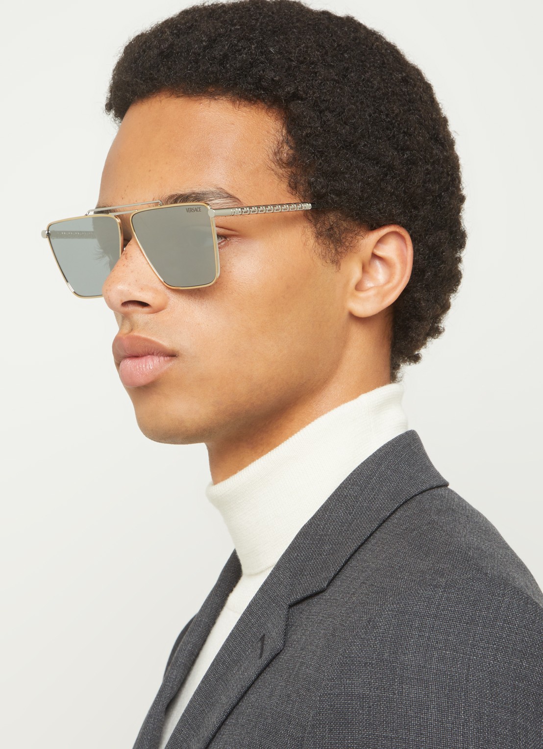 Versace Piloten zonnebril VE2266 - voorkant 5 goud
