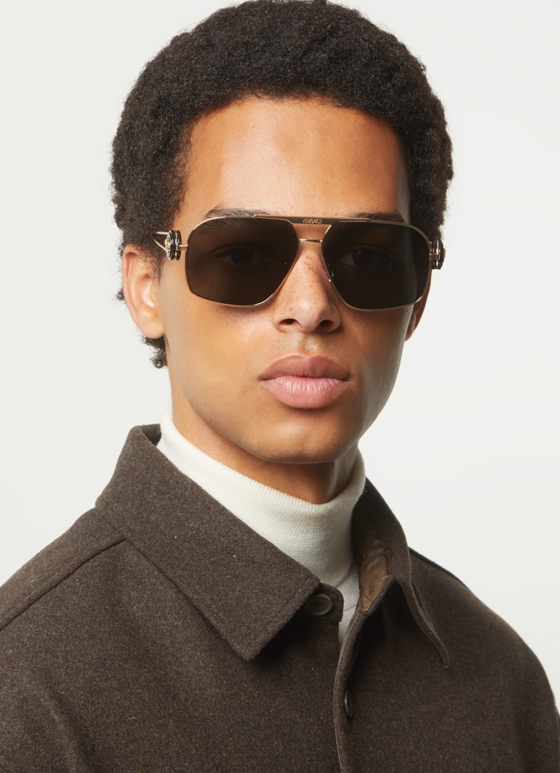 Versace Piloten zonnebril VE2269 - voorkant 5 goud