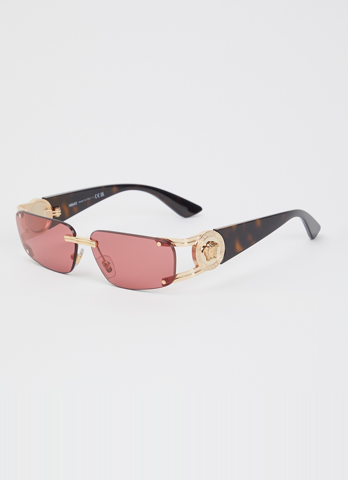 Versace Retro zonnebril VE2291 - voorkant goud