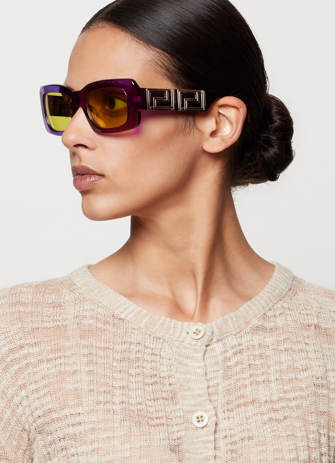 Versace Retro zonnebril VE4444 - voorkant 2 violet