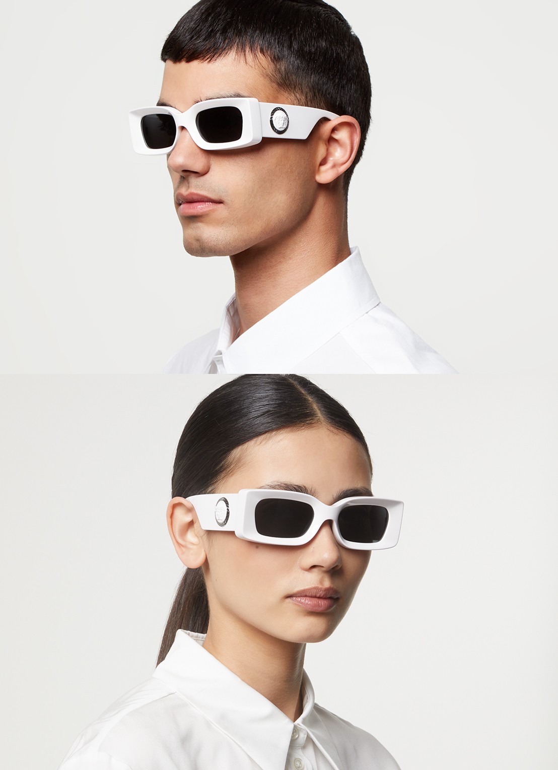 Versace Retro zonnebril VE4474U - voorkant 2 wit
