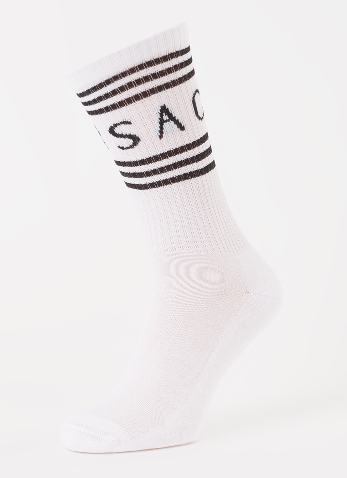 Versace Sportsokken met logo  - detail wit