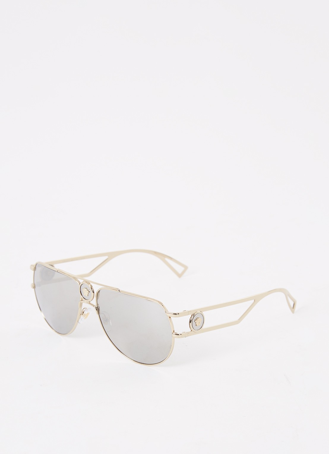 Versace VERSACE *VE2225 GLD LIT GRY MI - voorkant goud