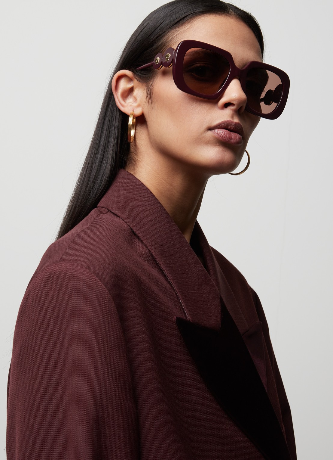 Versace Versace *VE4434  BRD SHN BRN - voorkant 3 aubergine