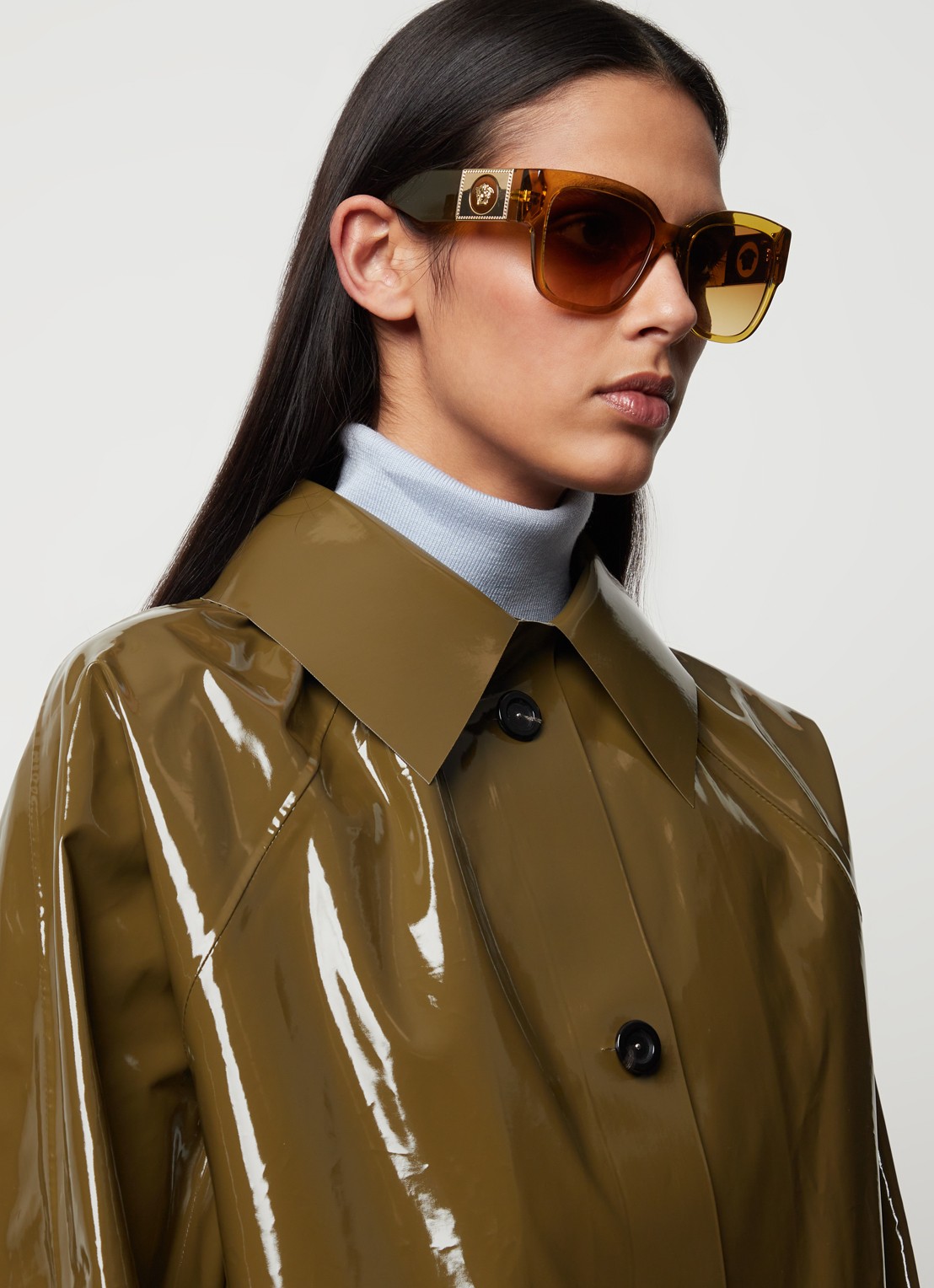 Versace Versace *VE4437U  HNY SHN BRN - voorkant 2 okergeel