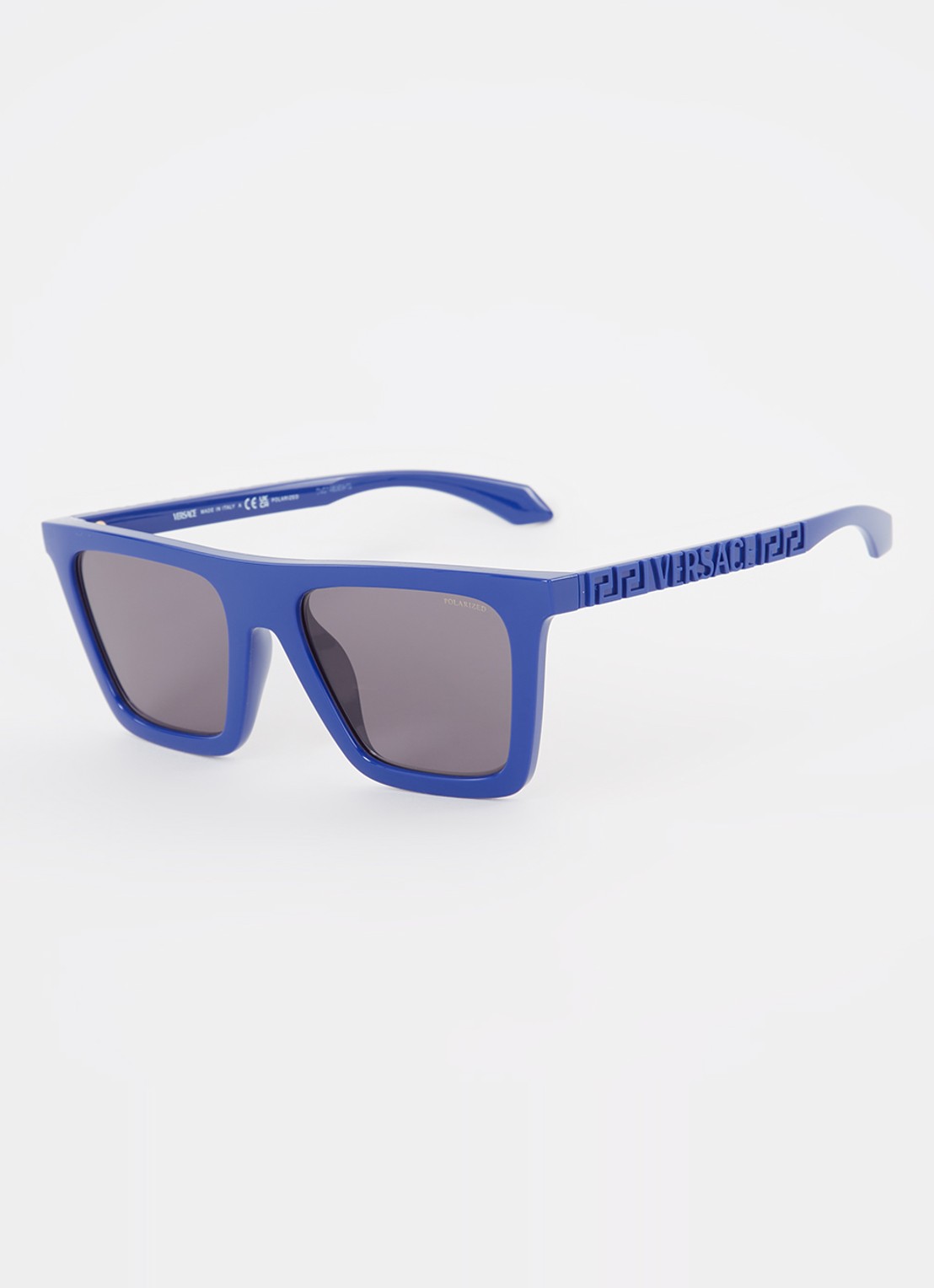 Versace Wayfarer zonnebril gepolariseerd VE4468U - voorkant 4 blauw