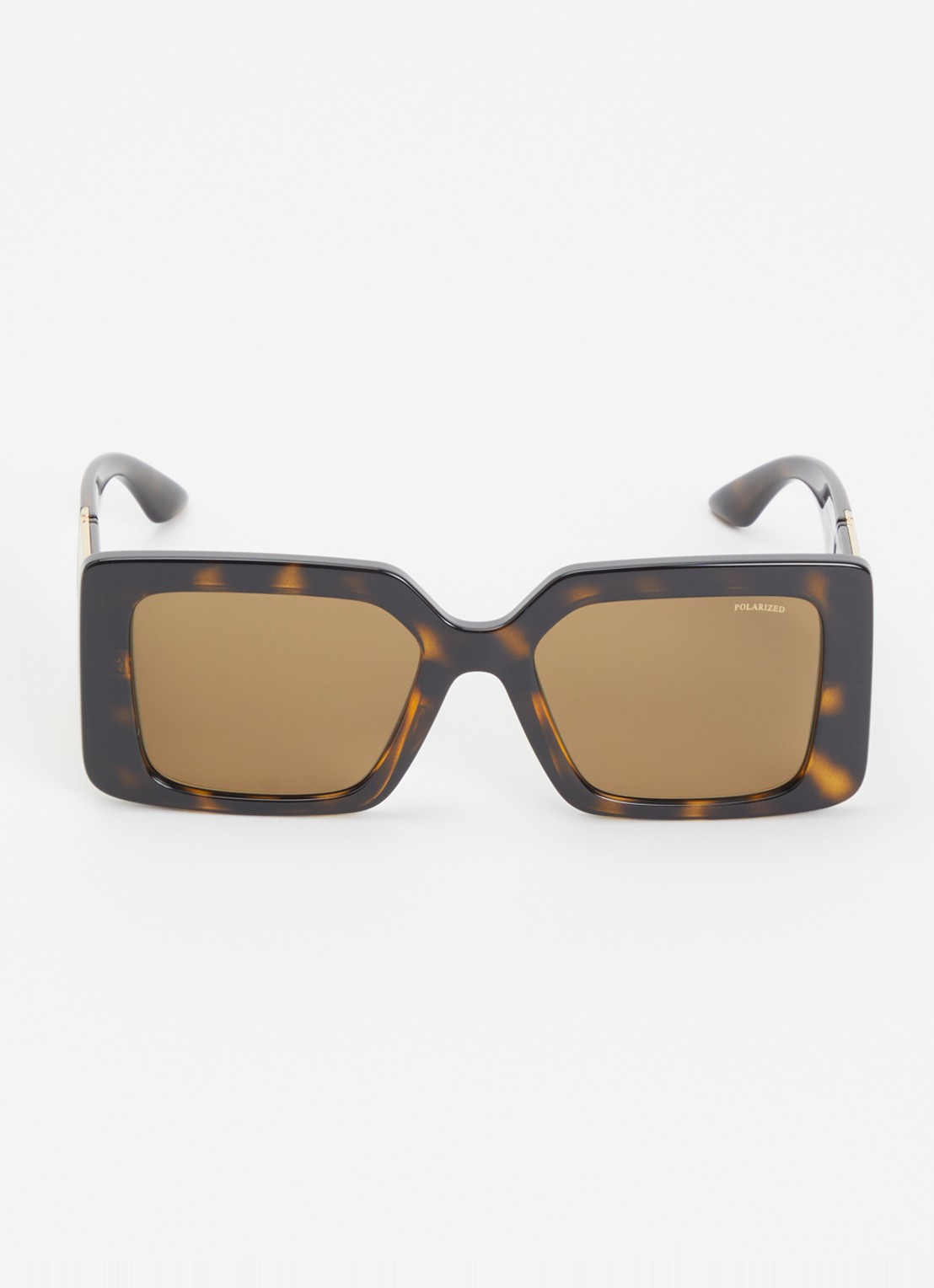 Versace Wayfarer zonnebril gepolariseerd VE4505U - detail 2 donkerbruin