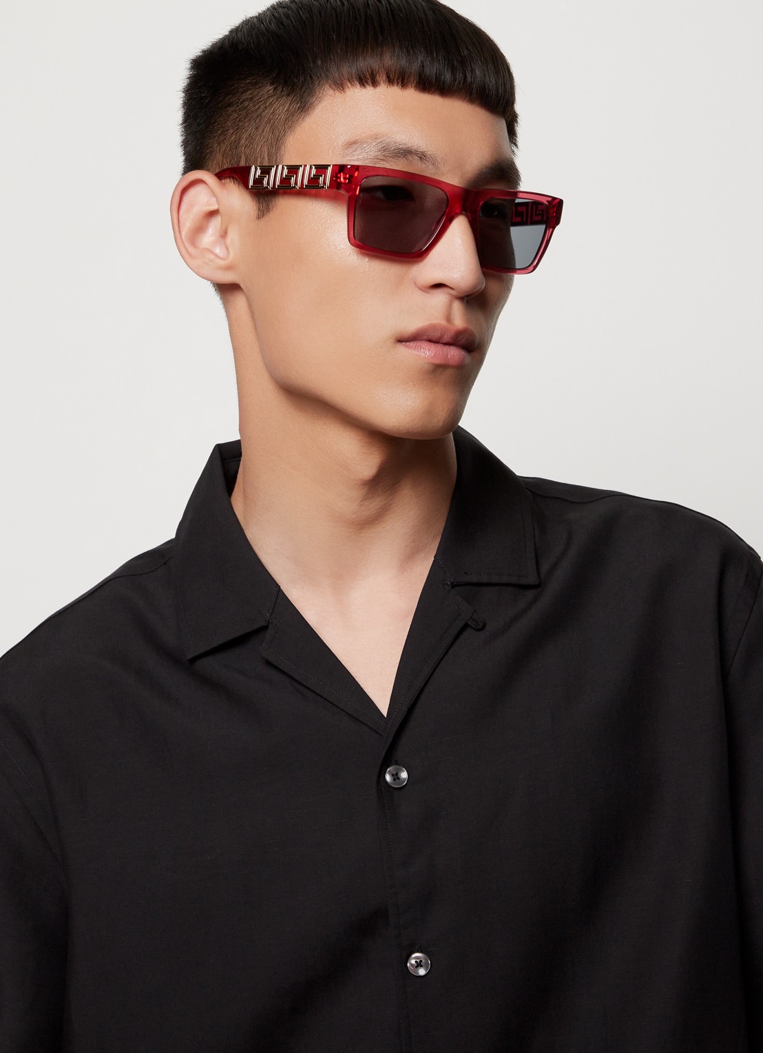 Versace Wayfarer zonnebril VE4445  - voorkant 2 rood