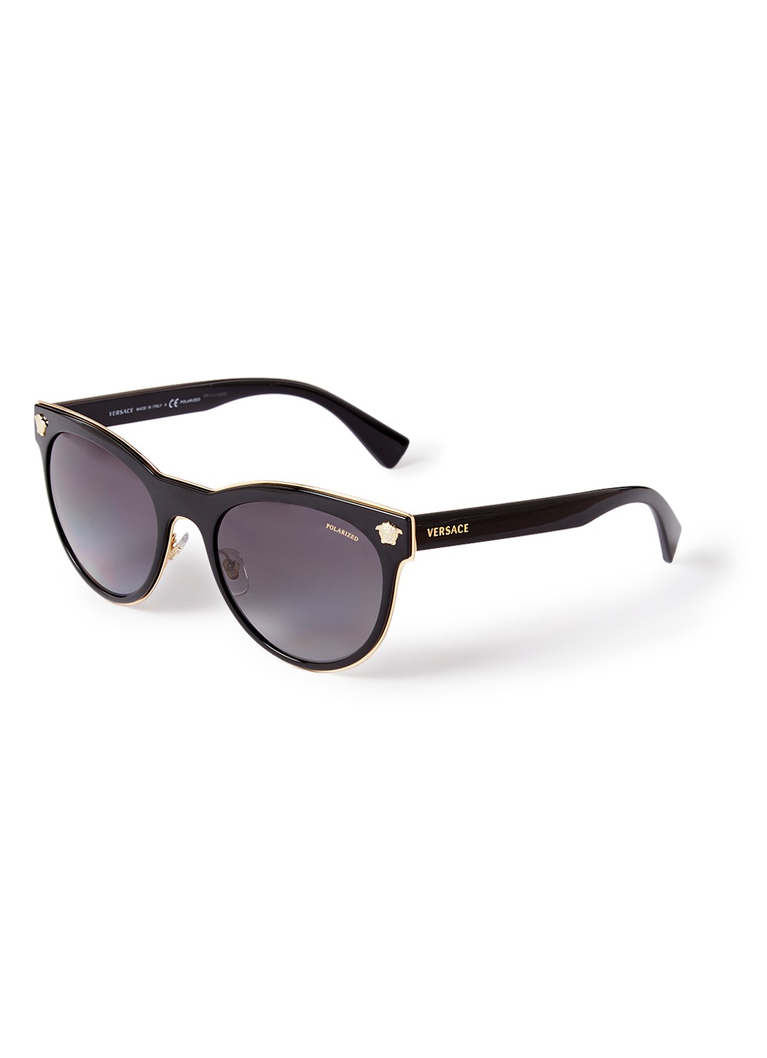 Versace Zonnebril gepolariseerd VE2198 - voorkant 4 zwart