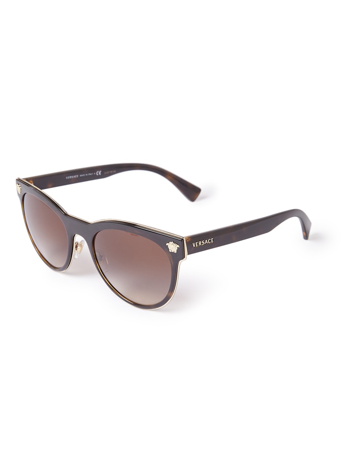 Versace Zonnebril VE2198 - voorkant 3 donkerbruin