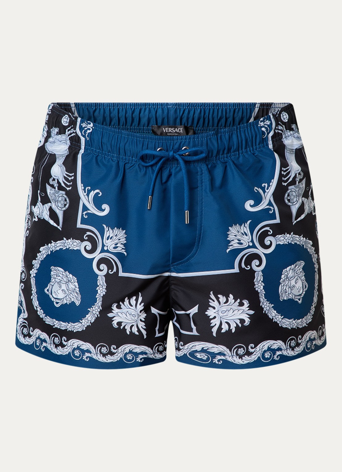Versace Zwemshorts met print - voorkant kobaltblauw