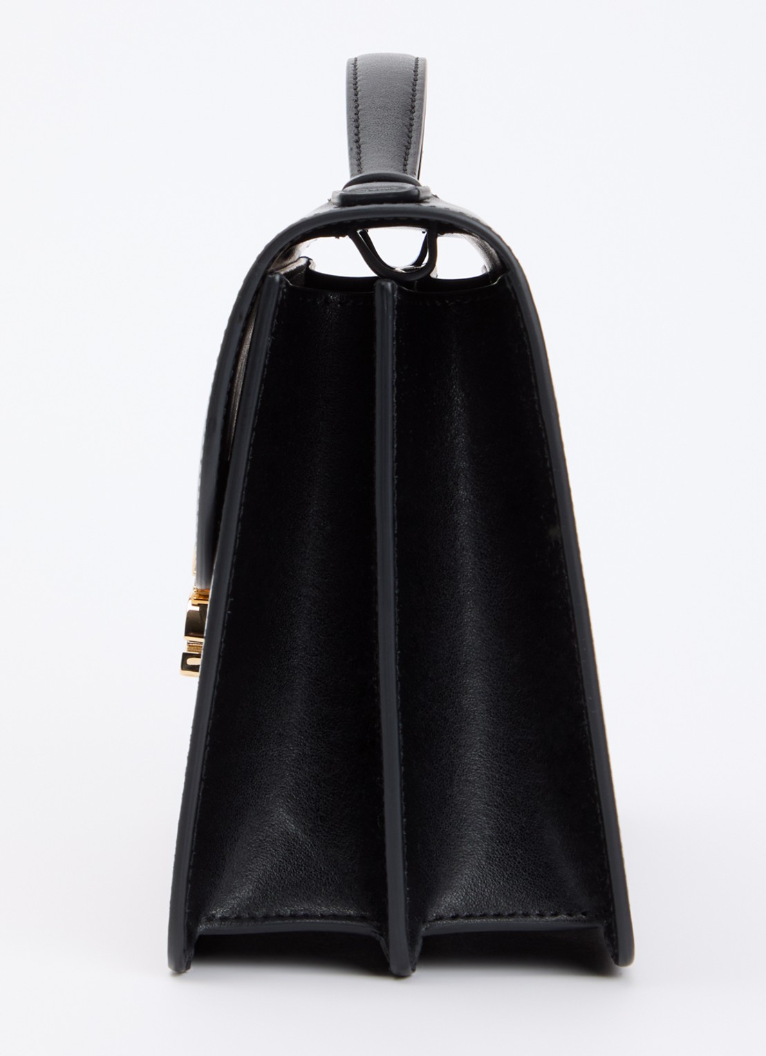 Victoria Beckham Dorian handtas van kalfsleer met afneembare schouderriem  - detail 2 zwart