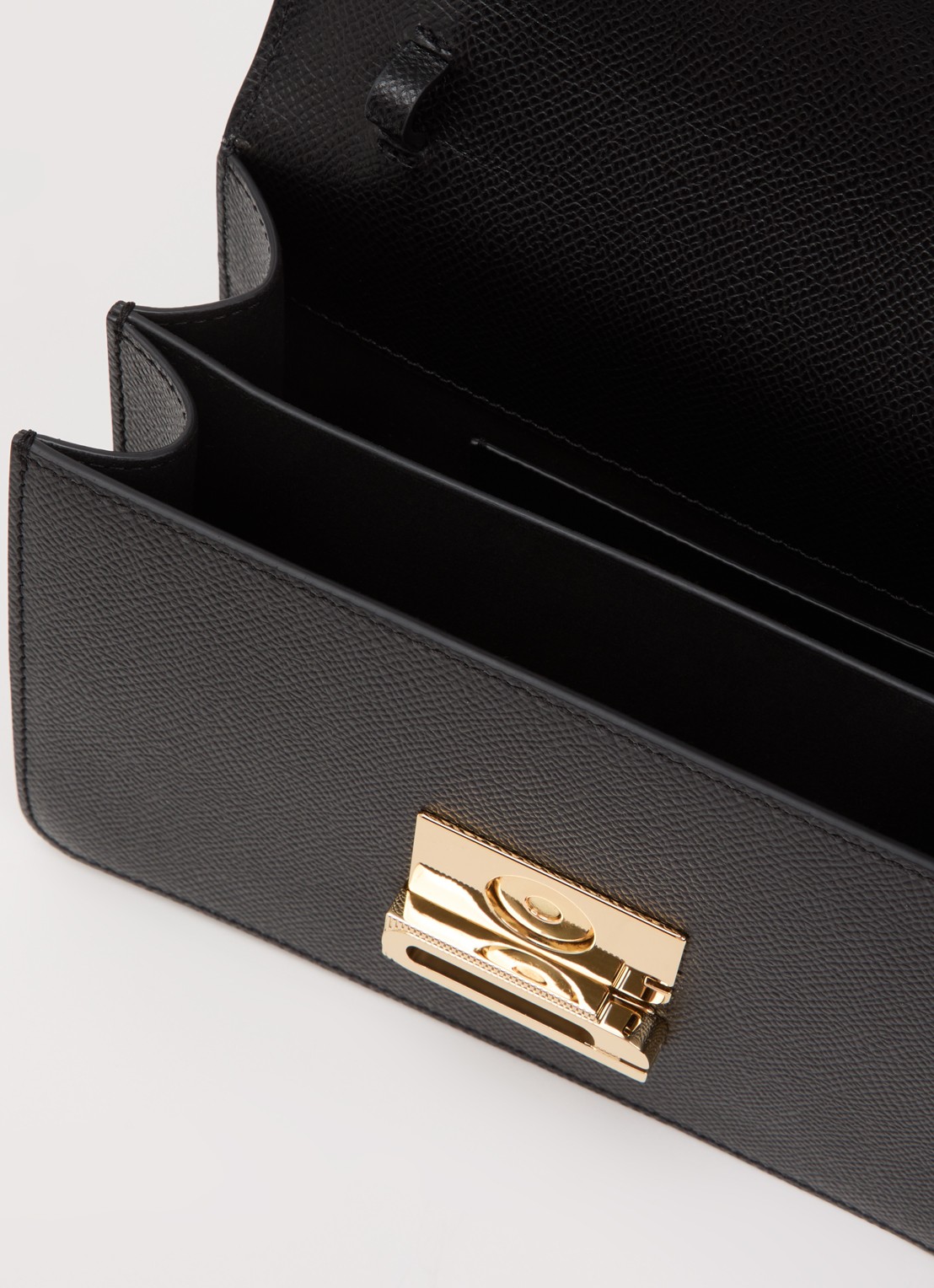 Victoria Beckham Dorian Small handtas van kalfsleer met afneembare schouderriem - detail 2 zwart