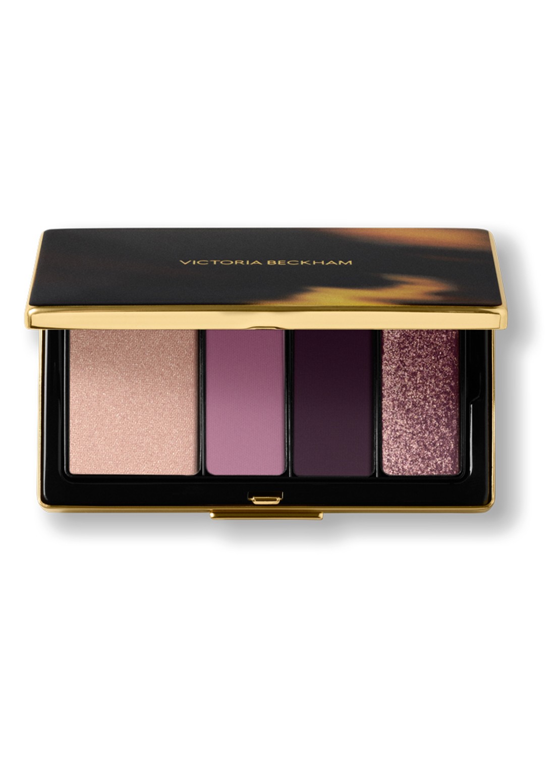 Victoria Beckham Eye Wardrobe Eyeshadow Quad Refill - oogschaduwpalette navulling - achterkant 7 orchid refill
