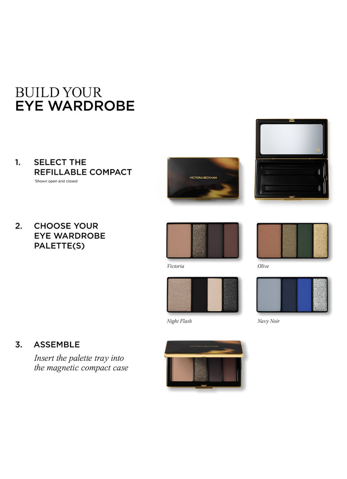 Victoria Beckham Eye Wardrobe - oogschaduwpalette navulling - detail 5 compact