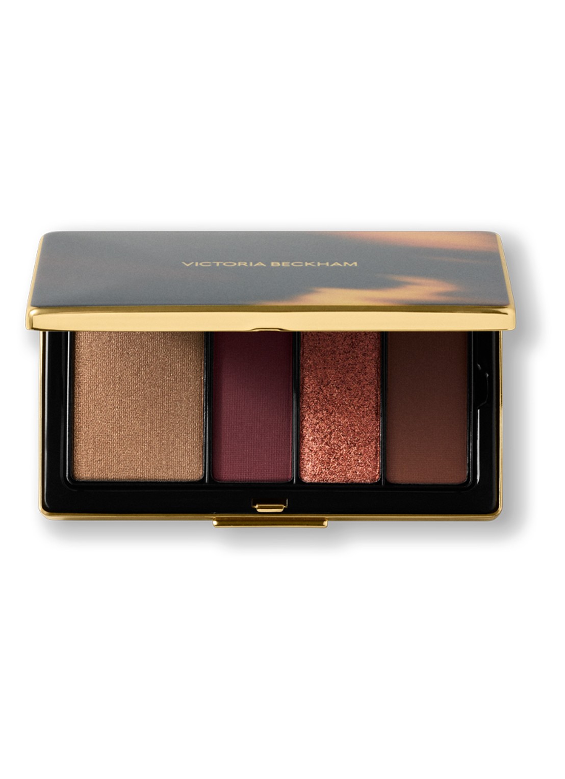 Victoria Beckham Eye Wardrobe - oogschaduwpalette navulling - achterkant 8 bordeaux refill