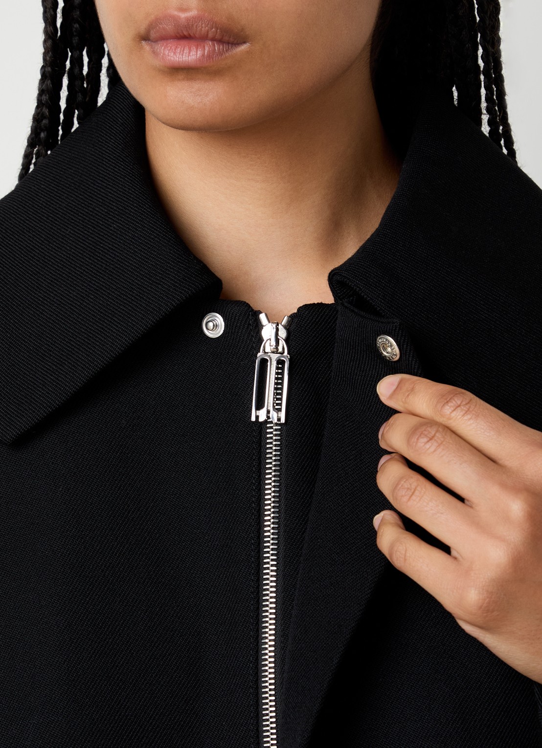 Victoria Beckham Jack van wol met steekzakken - detail 4 zwart