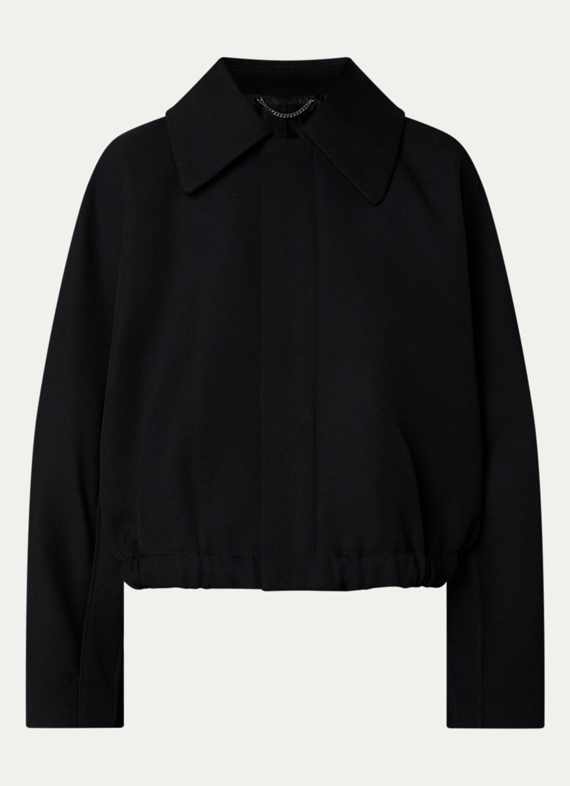 Victoria Beckham Jack van wol met steekzakken - voorkant 5 zwart