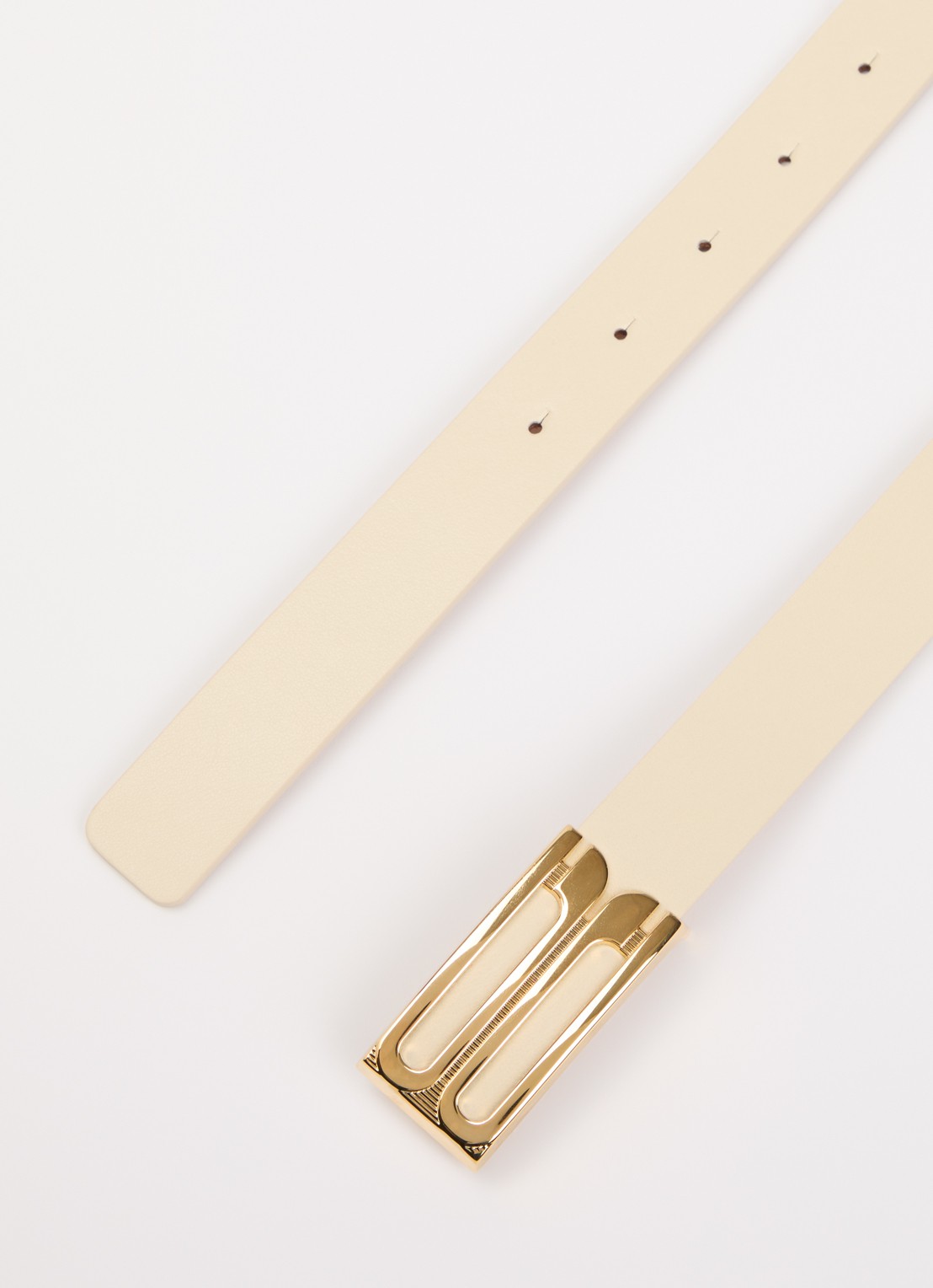 Victoria Beckham Riem van kalfsleer - detail 2 ivoor