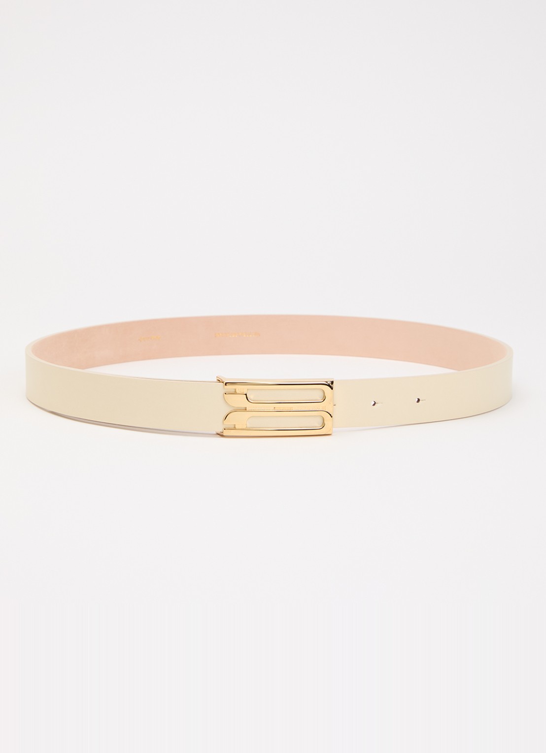 Victoria Beckham Riem van kalfsleer - voorkant ivoor