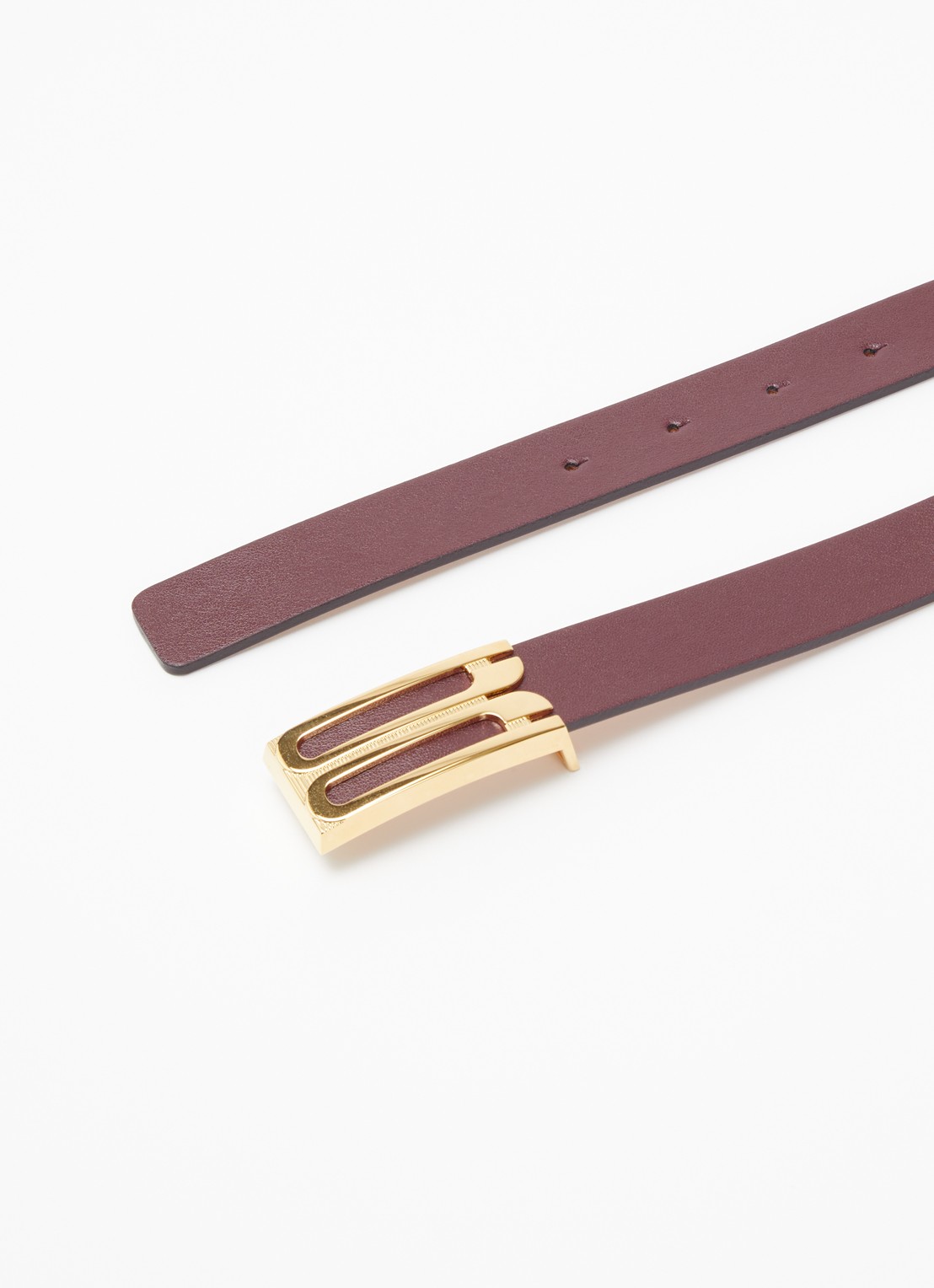 Victoria Beckham Riem van kalfsleer - detail 2 bruin