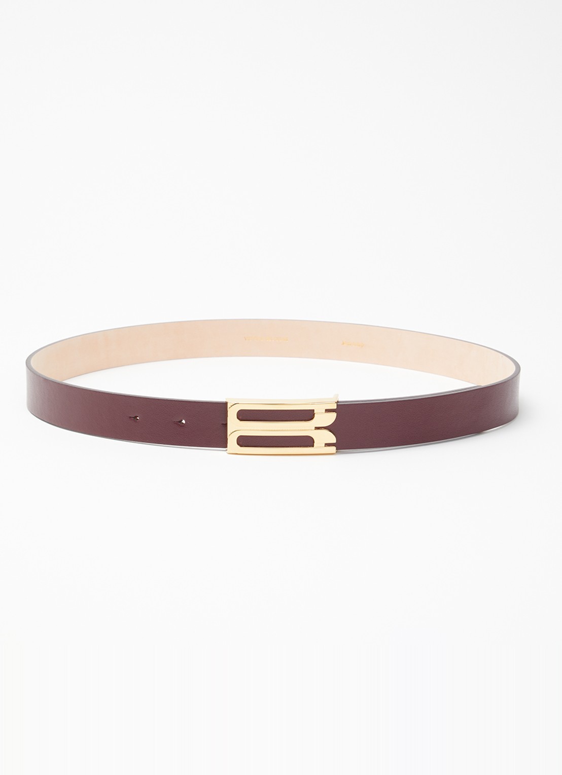 Victoria Beckham Riem van kalfsleer - voorkant bruin