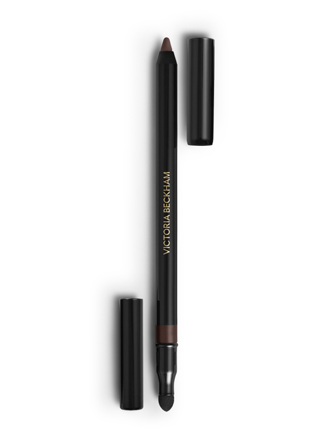 Victoria Beckham Satin Kajal Liner - oogpotlood - voorkant 3 cocoa