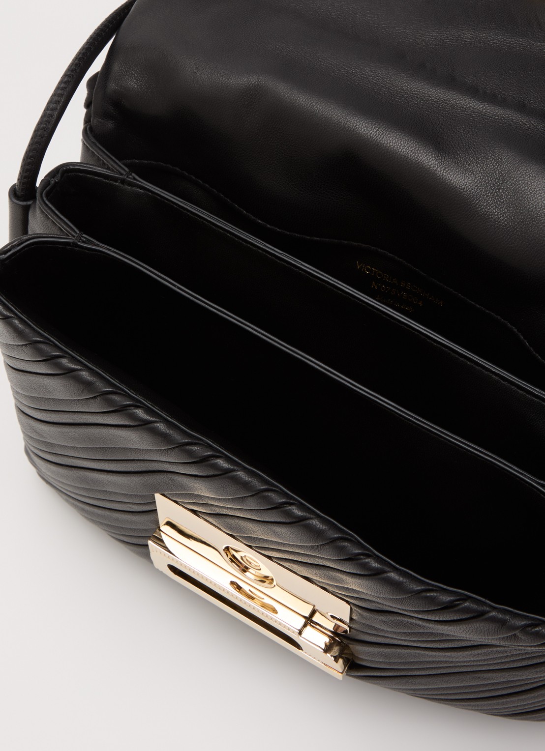 Victoria Beckham Soft Dorian schoudertas van kalfsleer - detail 4 zwart