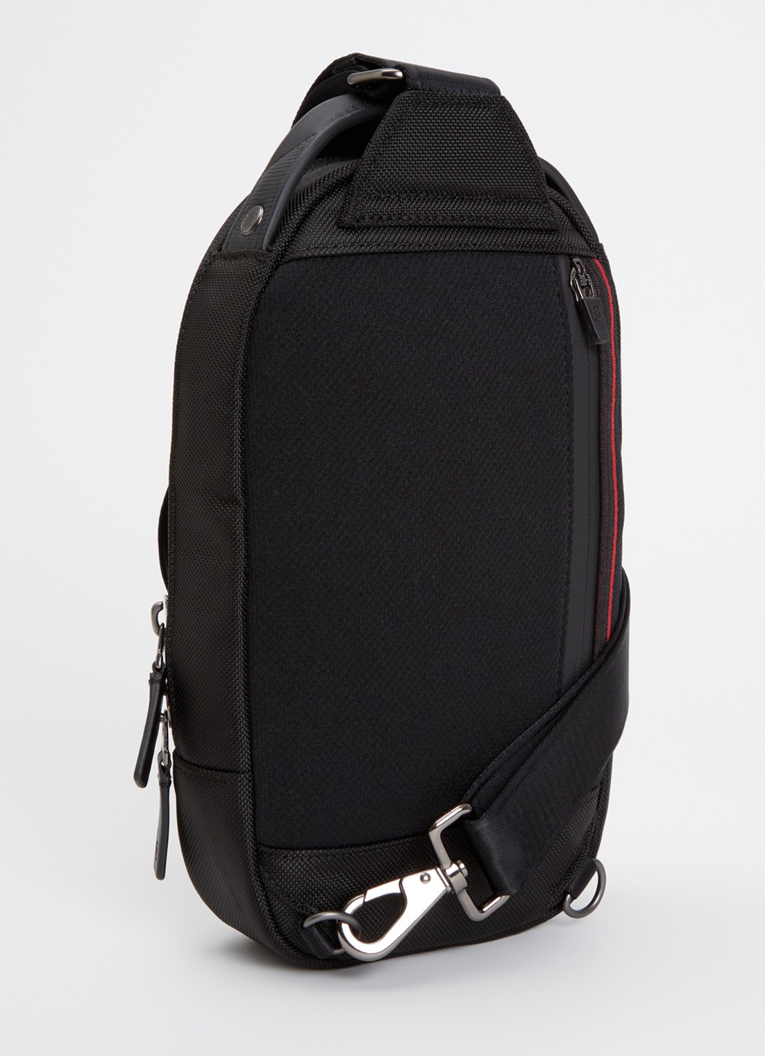 Victorinox Architecture Urban 2 crossbodytas met leren details - achterkant zwart