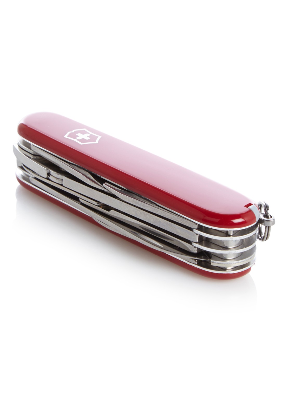 Victorinox Deluxe Tinker zakmes 17-delig - voorkant steenrood