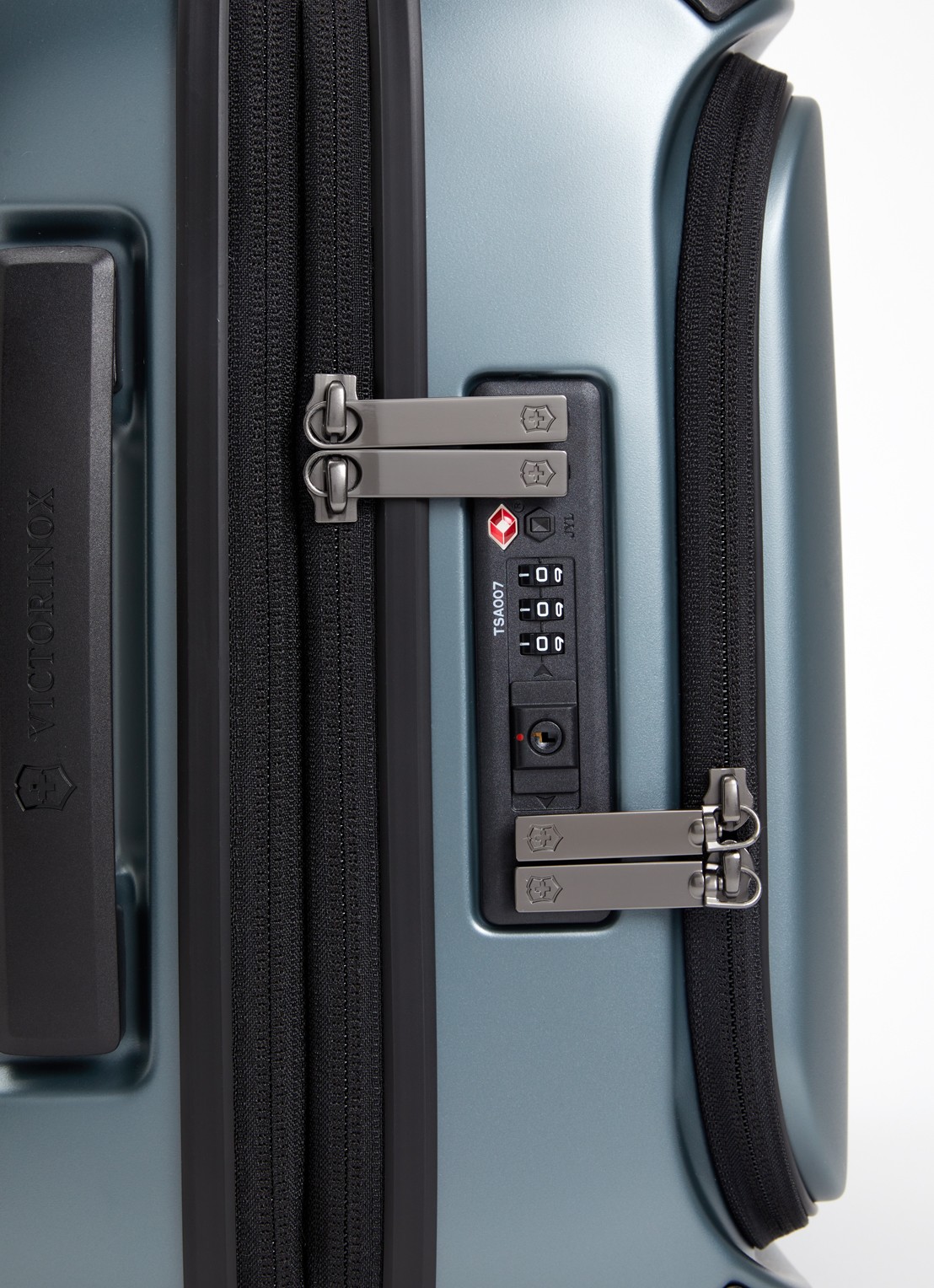 Victorinox Spectra 3.0 Frequent Flyer Carry-On vergrootbare spinner 55 cm - detail 4 petrol