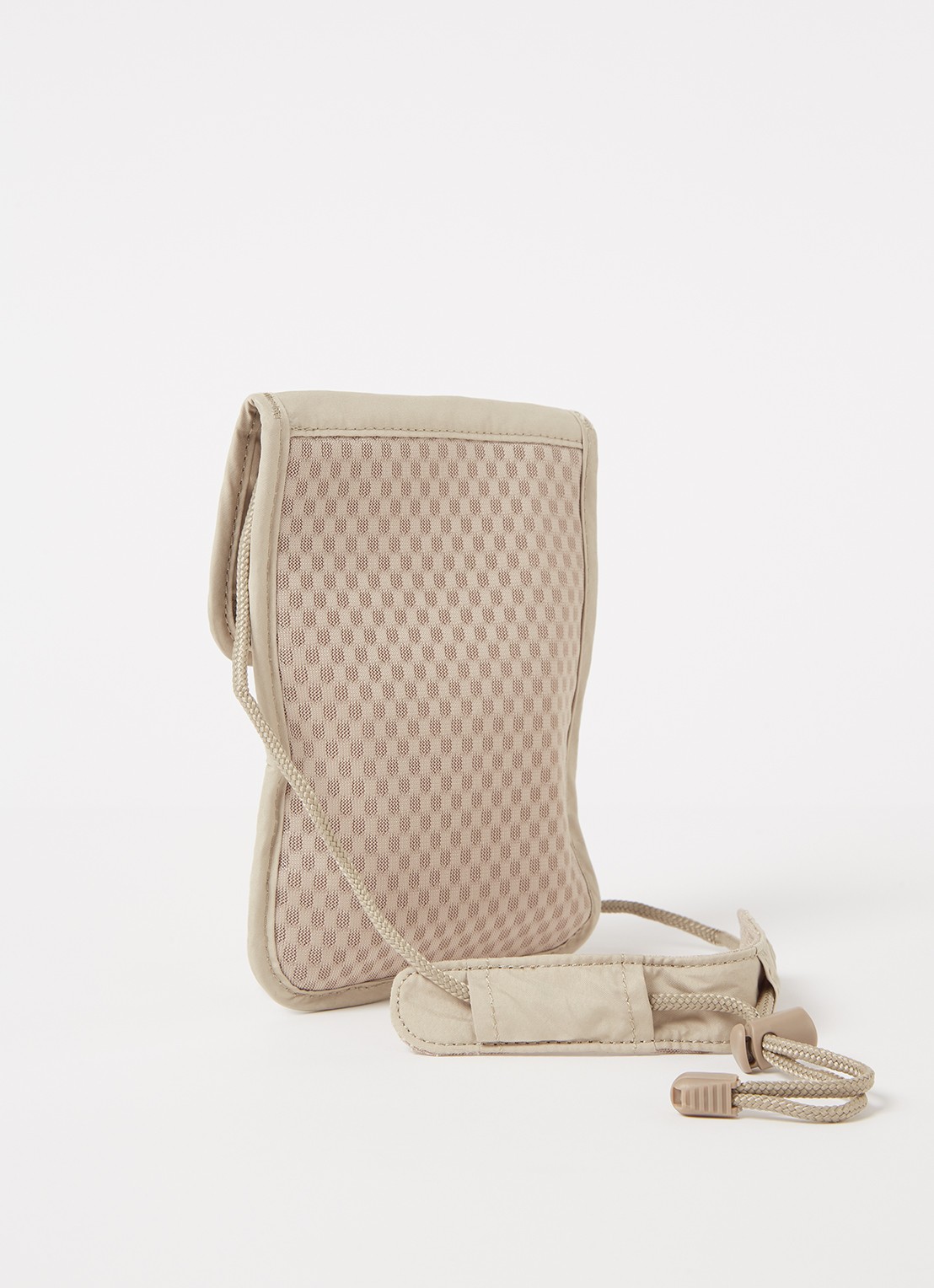 Victorinox Travel crossbodytas met verstelbare schouderriem - achterkant zand