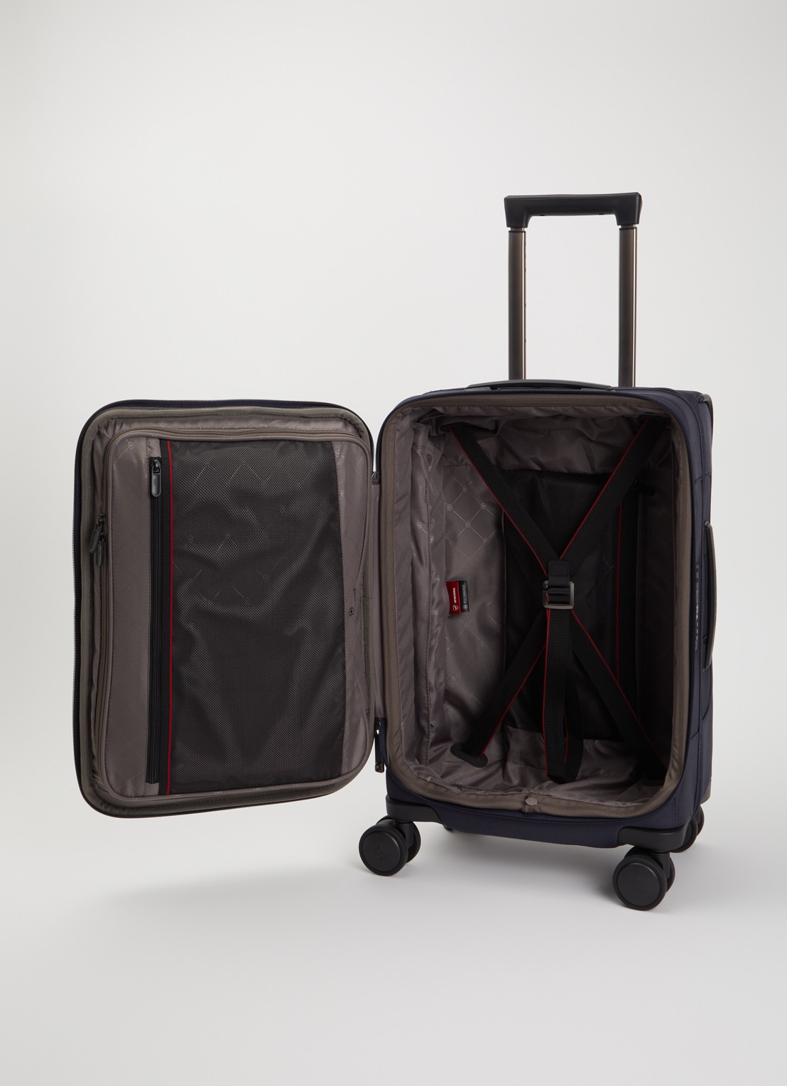 Victorinox Werks Traveler 7.0 Frequent Flyer Carry-On vergrootbare spinner 55 cm - voorkant 4 donkerblauw