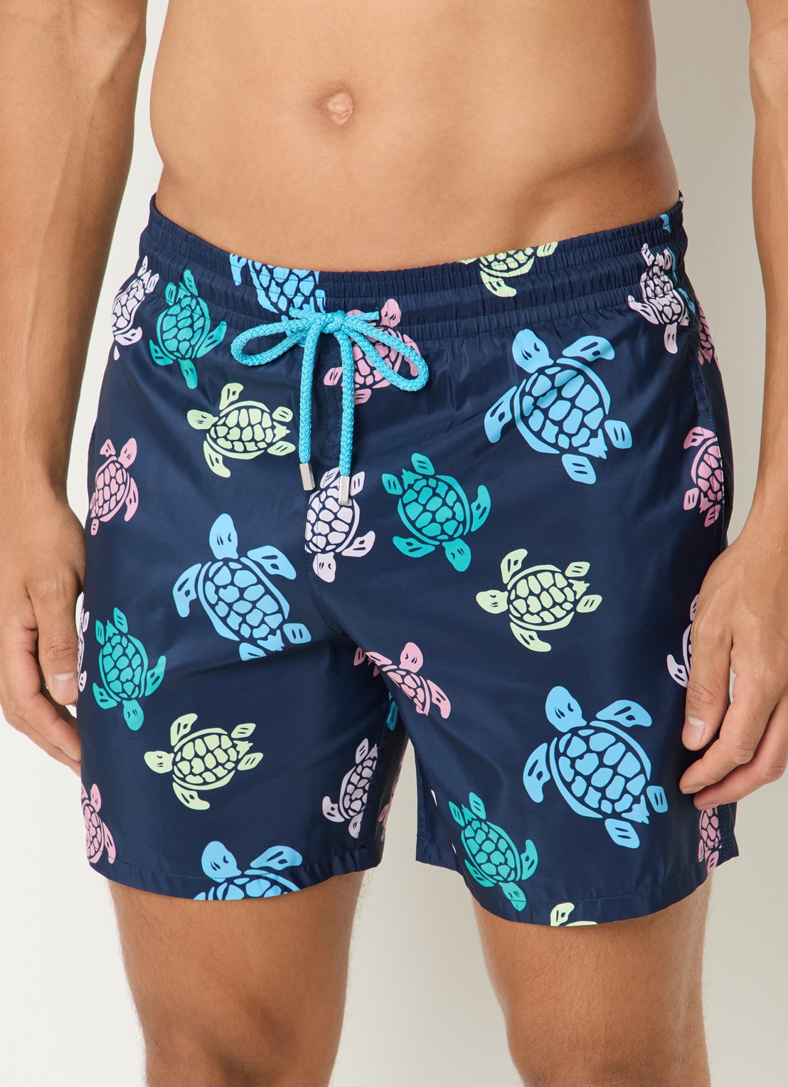 Vilebrequin Mahina zwemshorts met print  - detail 2 donkerblauw